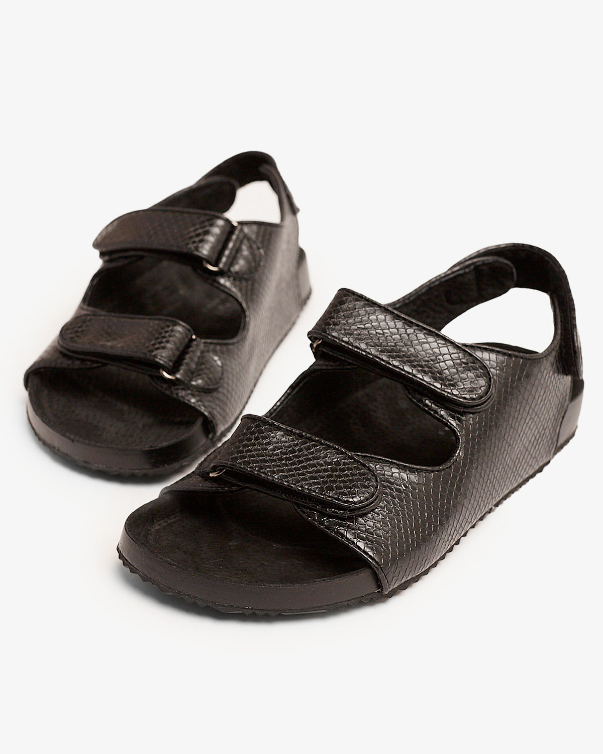 Bec Sandal - Black Snake