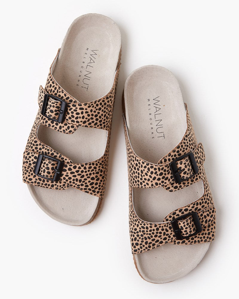 Bailey Slide - Tan Cheetah