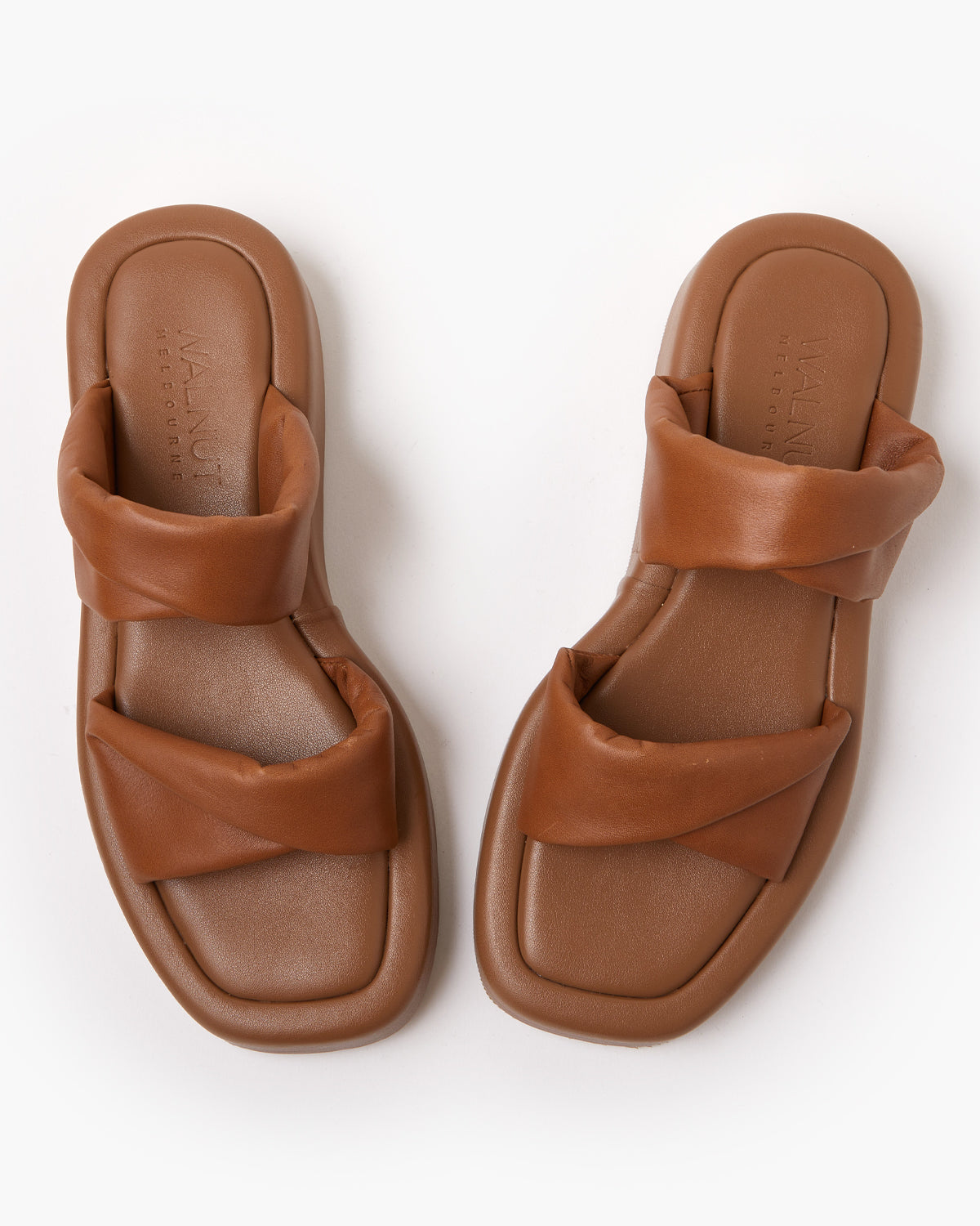 Sibi Leather Slide - Tan