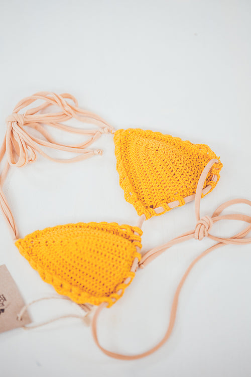 CROCHET BIKINI TOP CORAL – Manawai Surf & Yoga Boutique