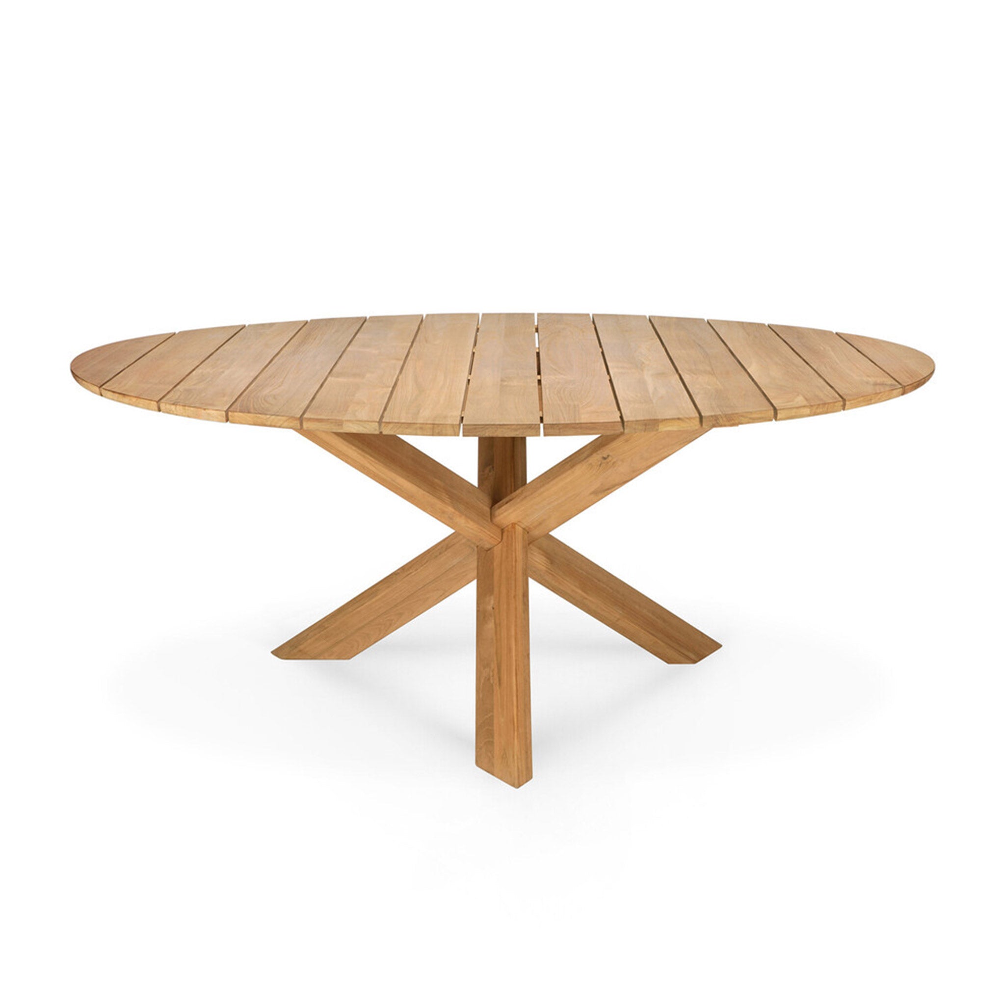 Outdoor Dining Table Ethnicraft Outdoor Furniture Teak Circle Dining Table