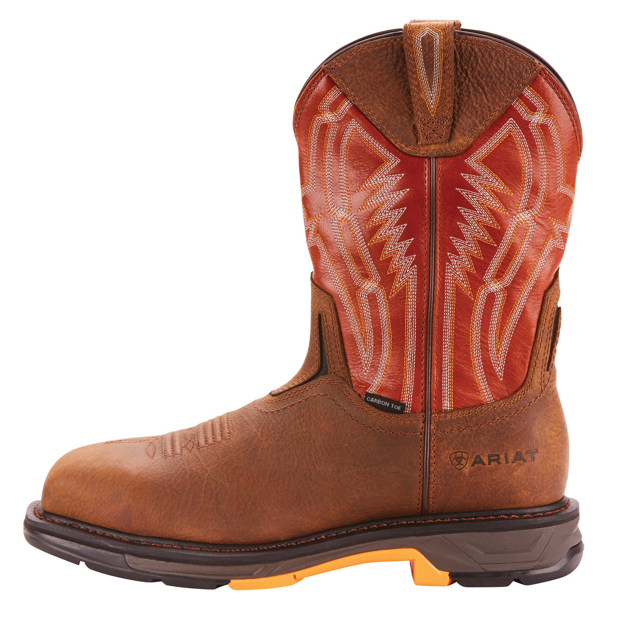 'Ariat' Workhog XT Dare Carbon Toe - Rye Brown / Brick – Trav's Outfitter
