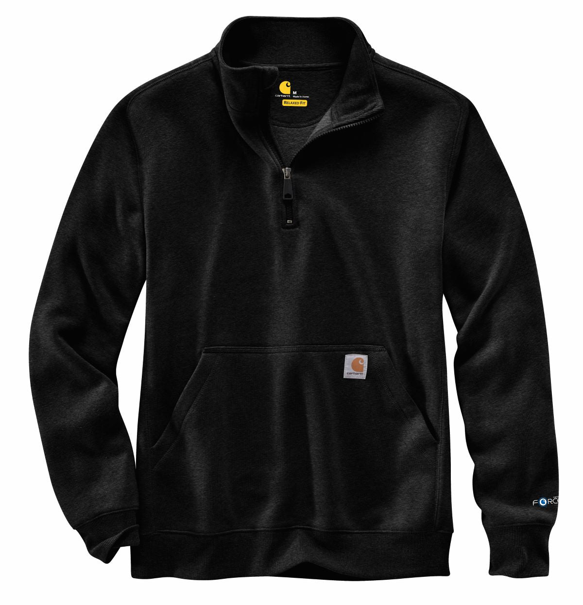 sturen Dag Verder Carhartt' Men's Force Midweight 1/4 Zip Sweatshirt - Black Heather – Trav's  Outfitter