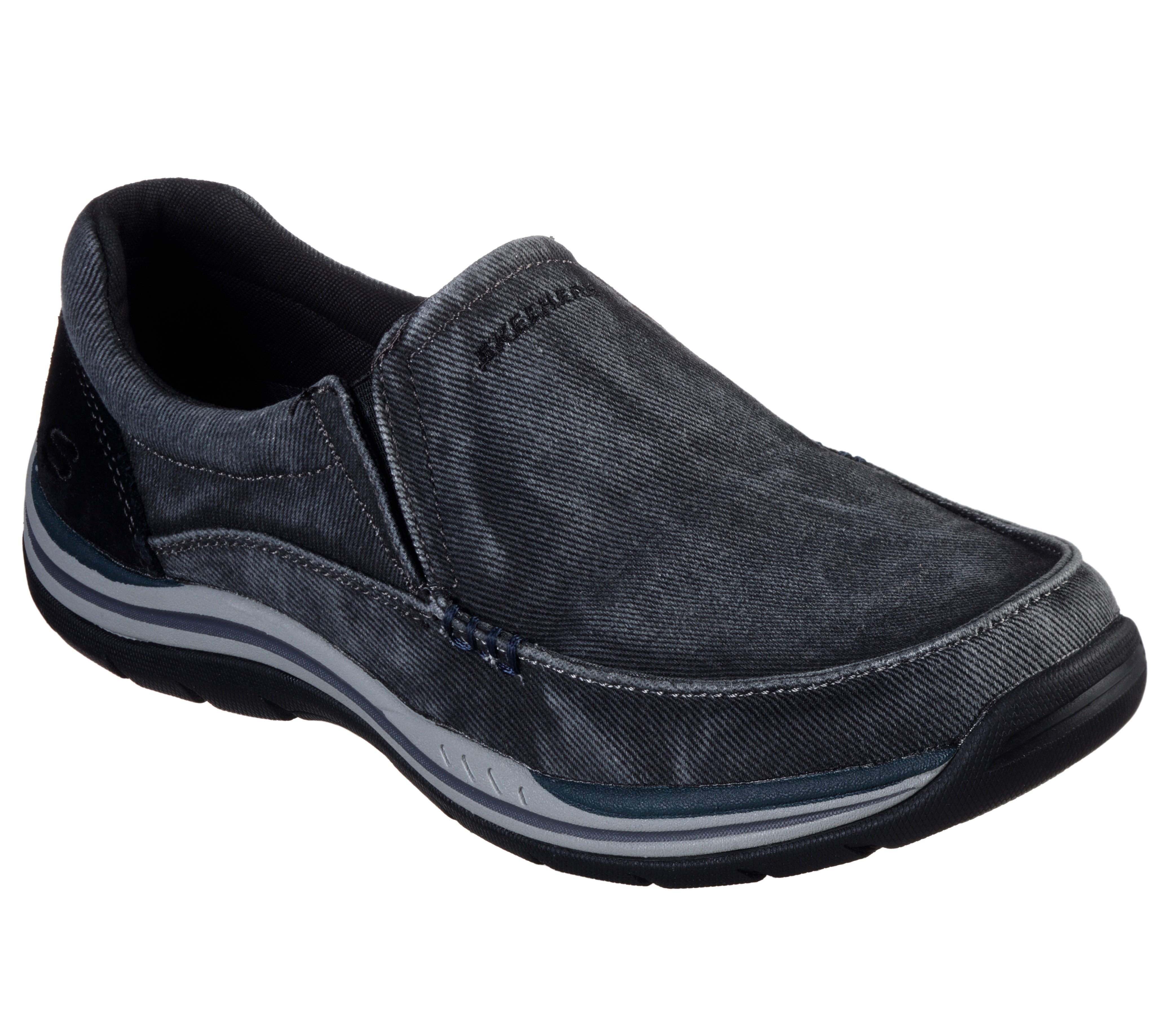 skechers avillo black