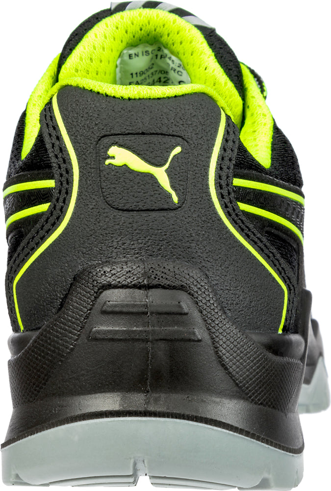 black and lime green pumas