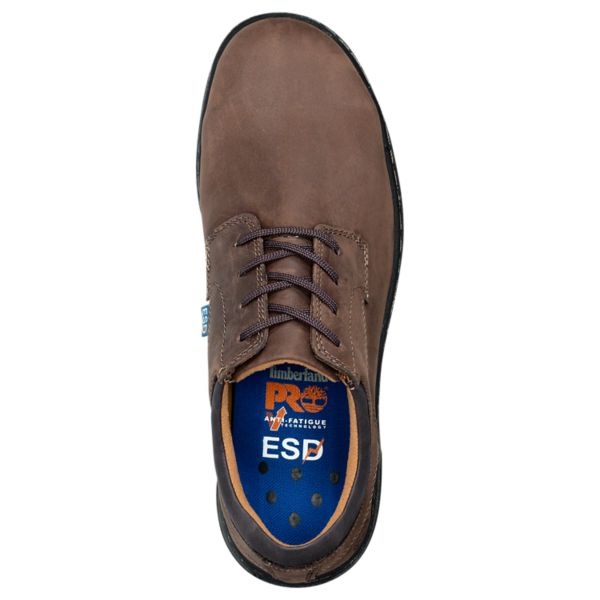 timberland pro men's branston esd oxford alloy safety toe work shoe