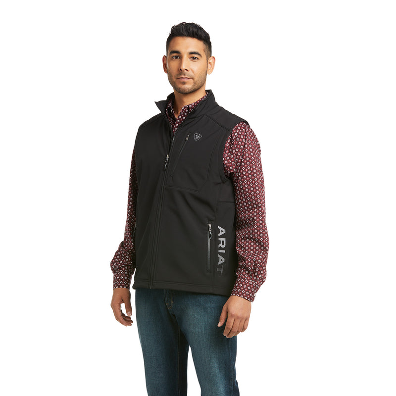 'Ariat' Men's Logo 2.0 Patriot Softshell Vest - Black – Trav's Outfitter