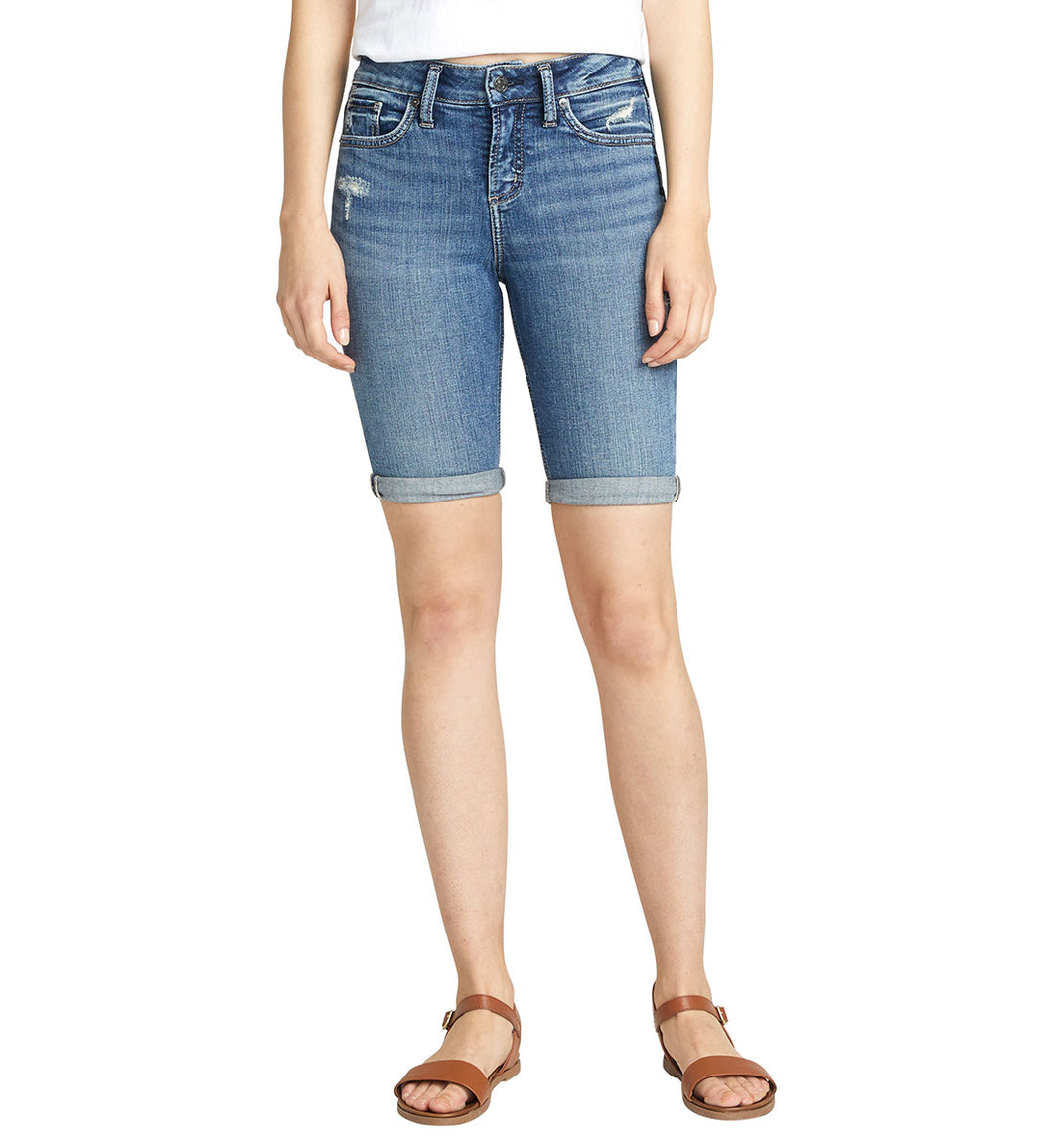 Silver Jeans' Women's Avery Bermuda Short - Indigo – Trav's Outfitter