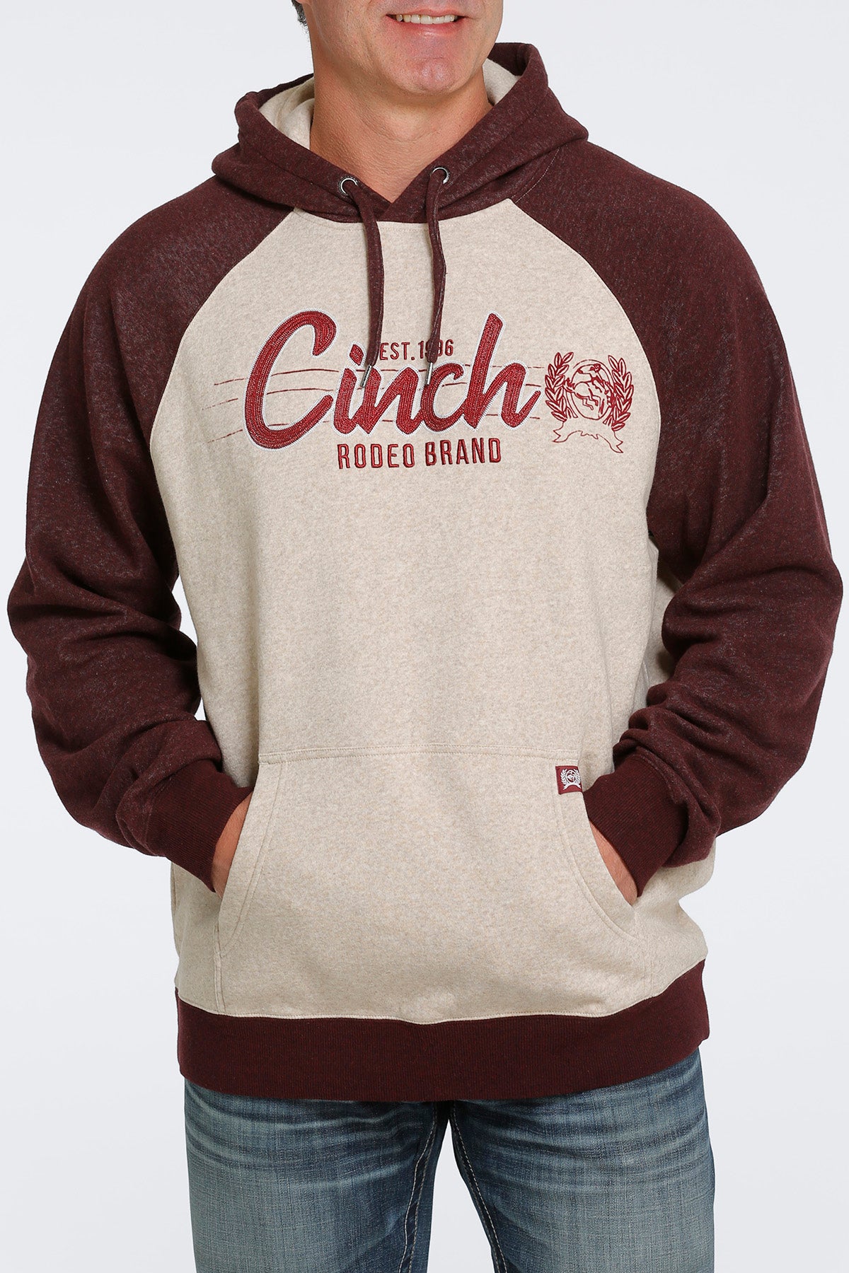 Cinch' Men's Aztec Print Pullover Fleece Hoodie - Khaki – Trav's Outfitter