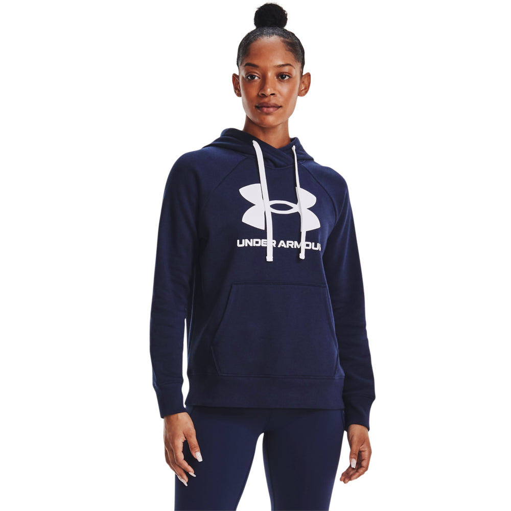 Antagonismo paquete Responder Under Armour' Women's Rival Fleece Logo Hoodie - Midnight Navy / Whit –  Trav's Outfitter