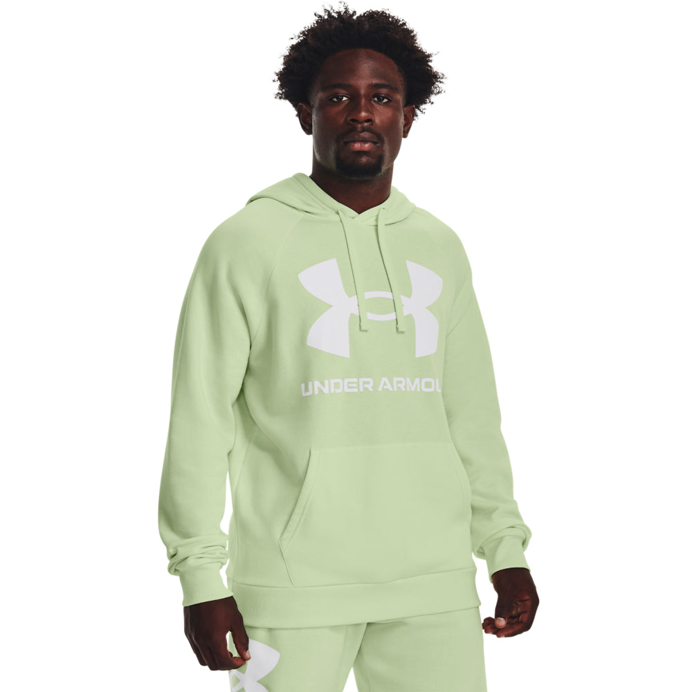 Under Men's Fleece Big Logo Hoodie - Phosphor Green / O – Trav's Outfitter