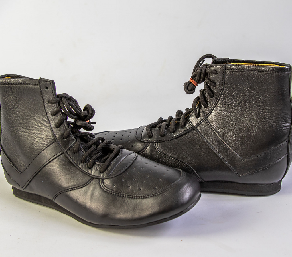 leather boxing boots