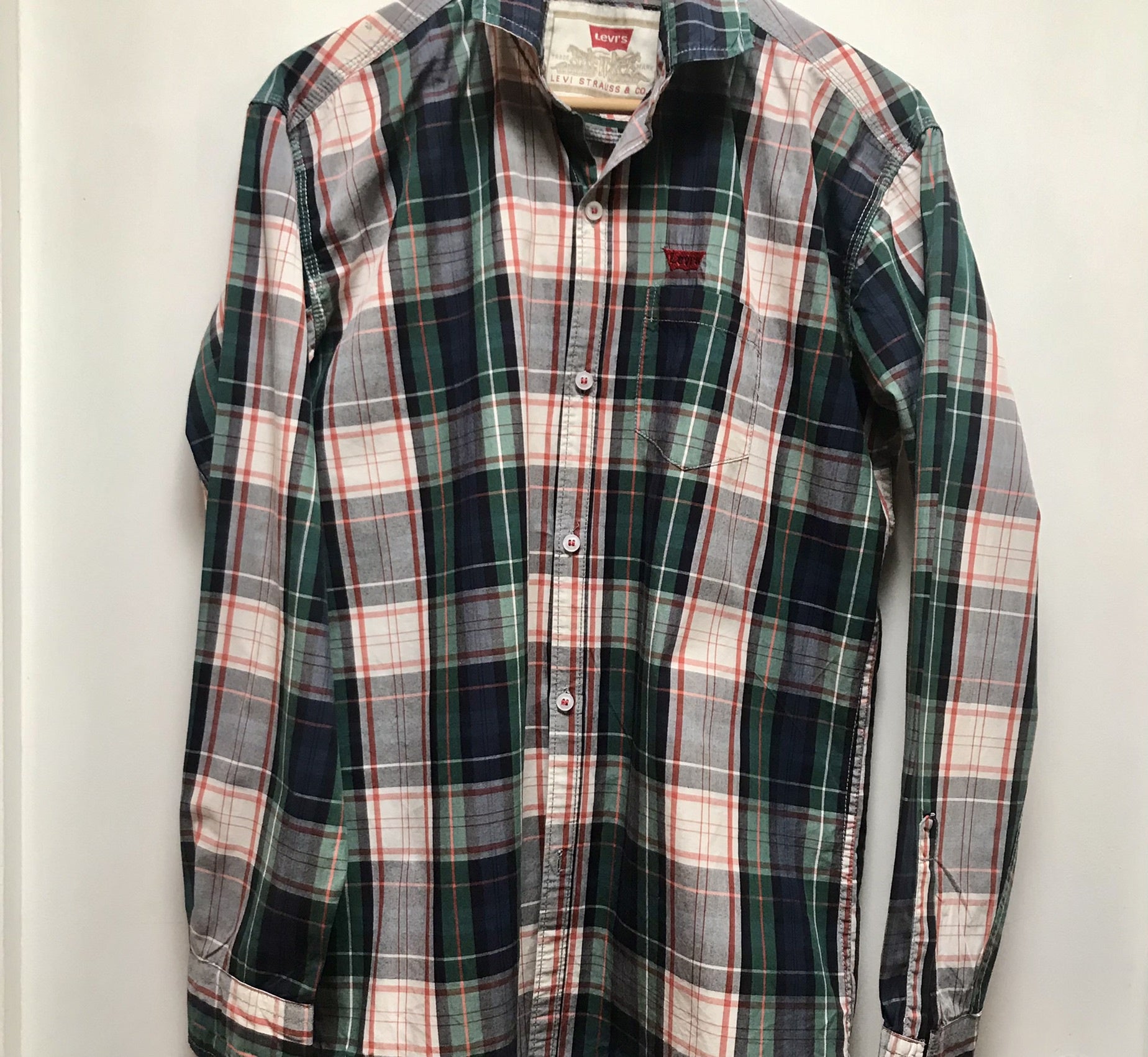 Levis? green plaid shirt XL – Market Fair