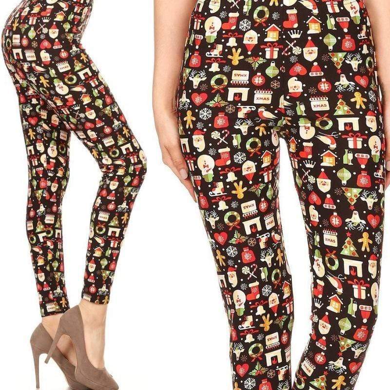 Wicked Soft Santa Claus Is Coming to Town OS Leggings