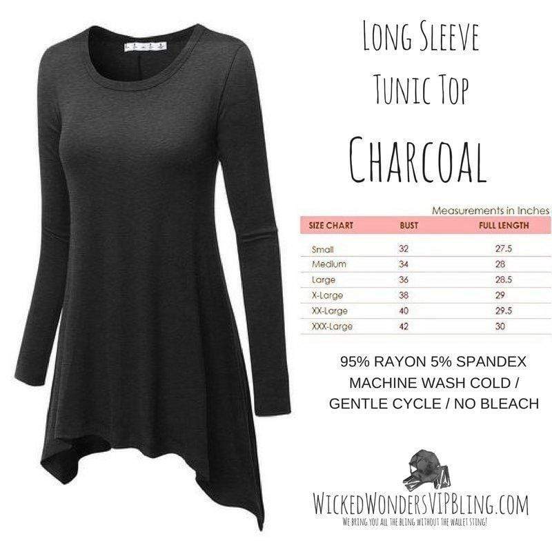 long sleeve tunic top