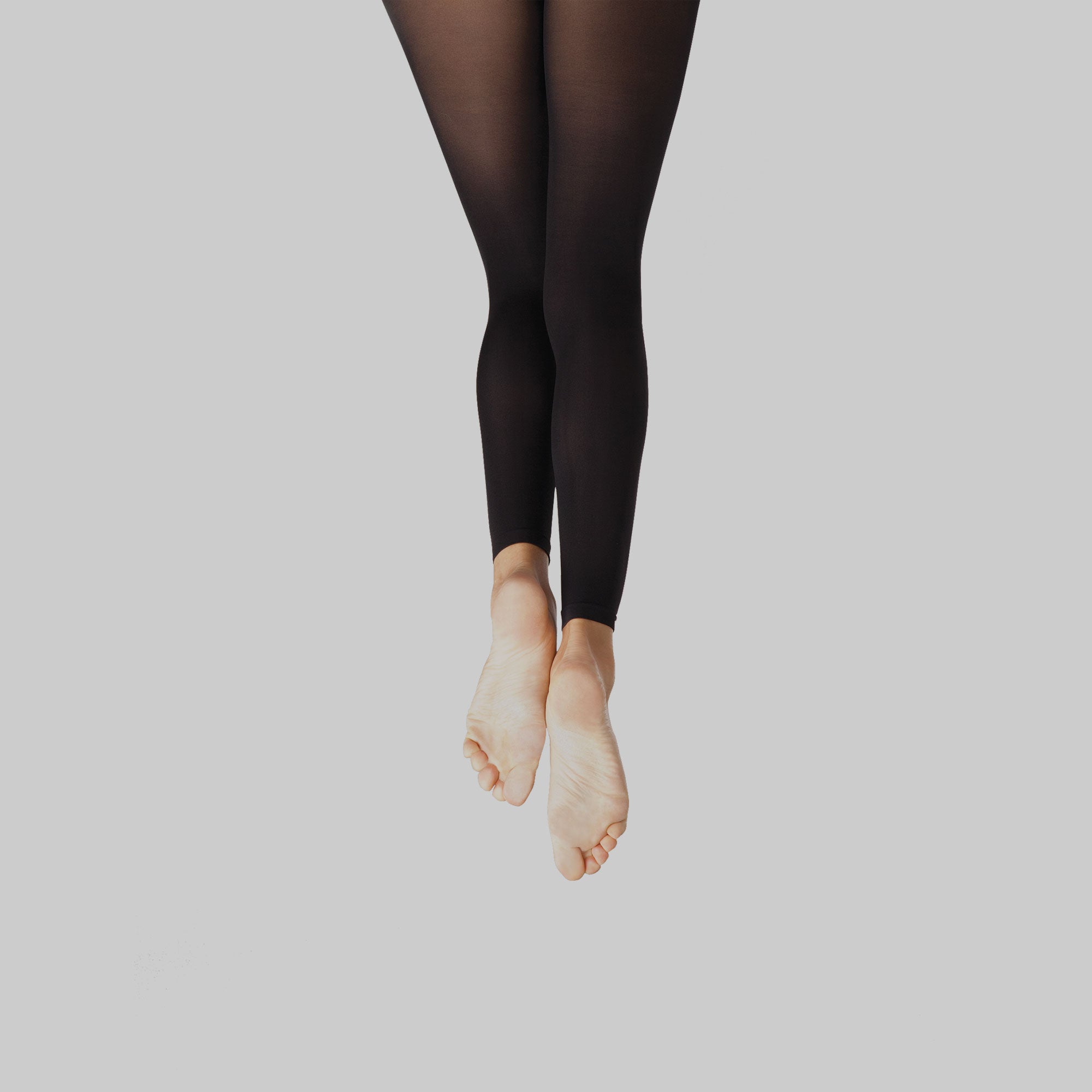 2 Pc Ladies White Black Winter Tights Stockings Footed Dance