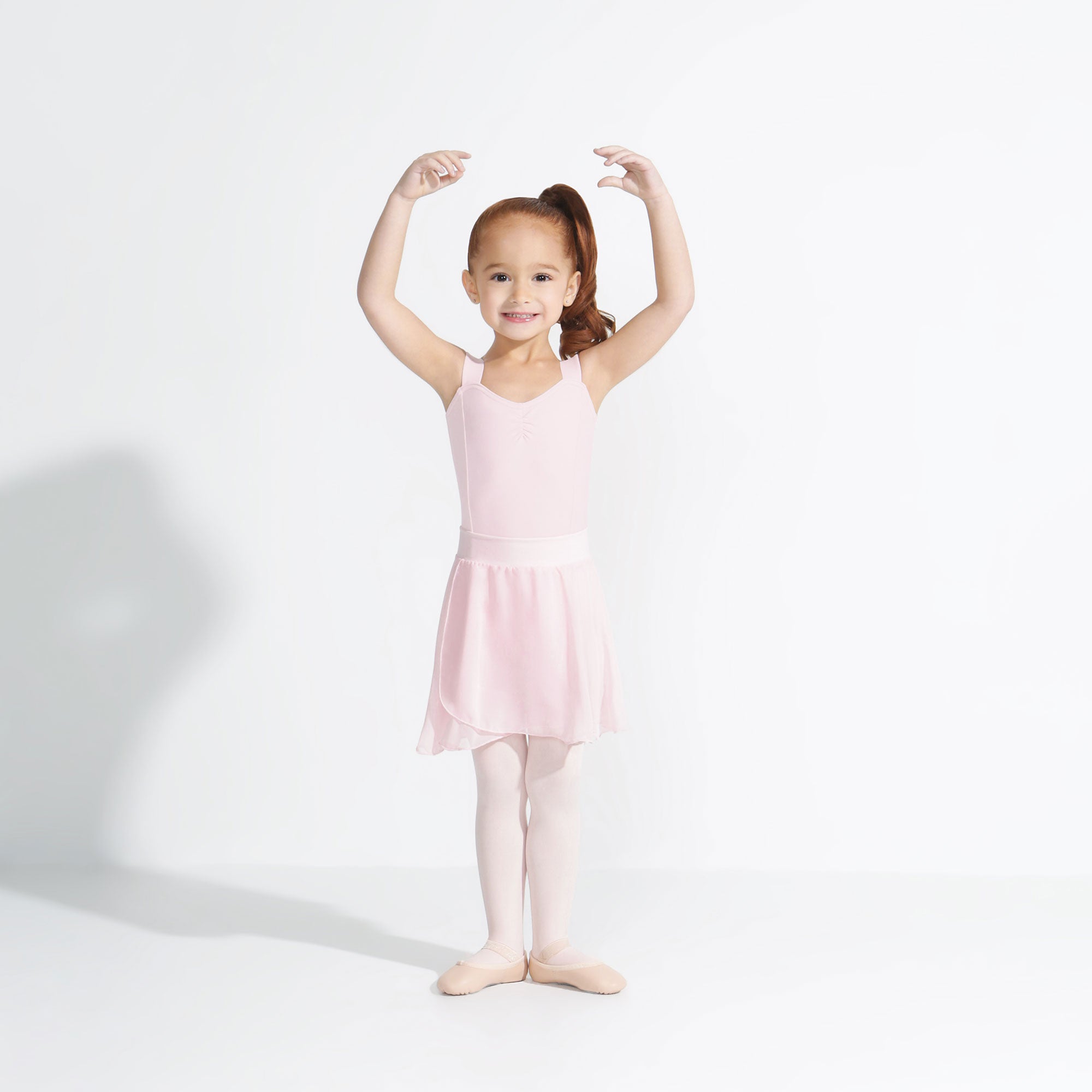 Children's ballet dance dress short-sleeved training dress two