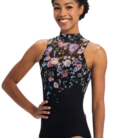 Saminy Tank Leotard with Mesh – Inspirations Dancewear Canada