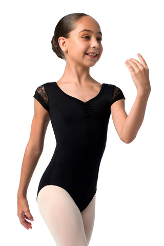  Alexandra Collection Sweetheart Mesh Panel Performance Dance  Leotard for Women Black : Clothing, Shoes & Jewelry