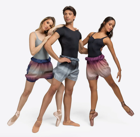 5pcs/set Girls Ballet Dancer Graphic Frill Trim Shortie Brief Soft Cotton  Breathable Comfortable Underwear