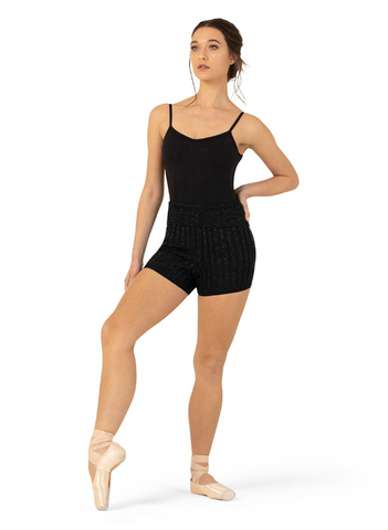 Dance Basix Essential Spandex Black Dance Shorts for Women Black Small