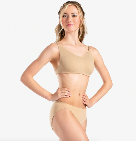 Deep Plunge Clear Back Bra – Inspirations Dancewear Canada