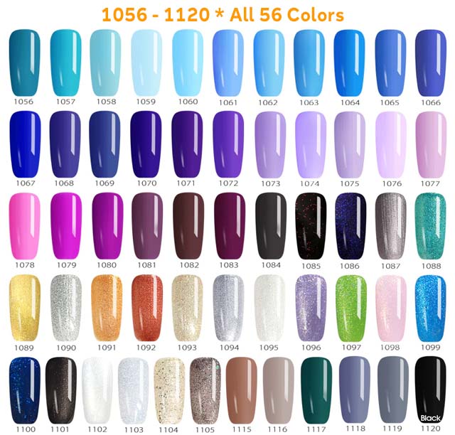 all nail polish colors