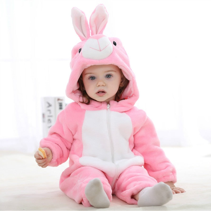 Baby Clothes 2019 Infant Romper Baby Boys Girls Jumpsuit New born Bebe Clothing Hooded Toddler Cute Stitch Baby Costumes - Products & Products Store