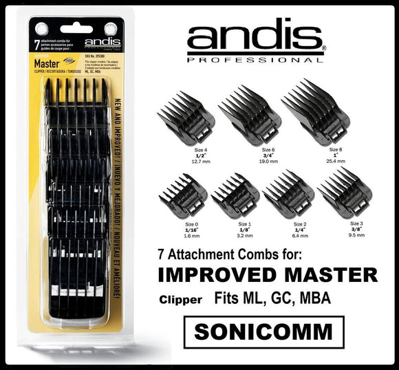 andis slimline 2 attachment combs