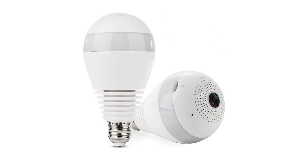 light bulb with cctv