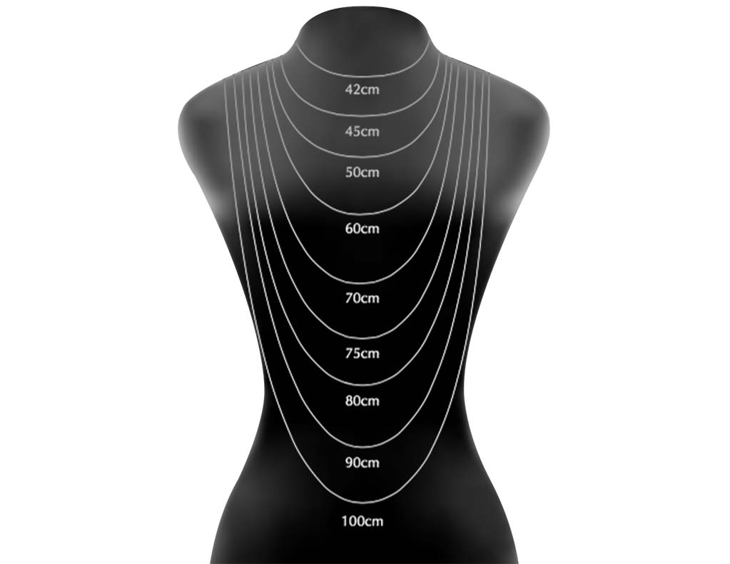 Women's Necklace length chart plus size - Simply Bo