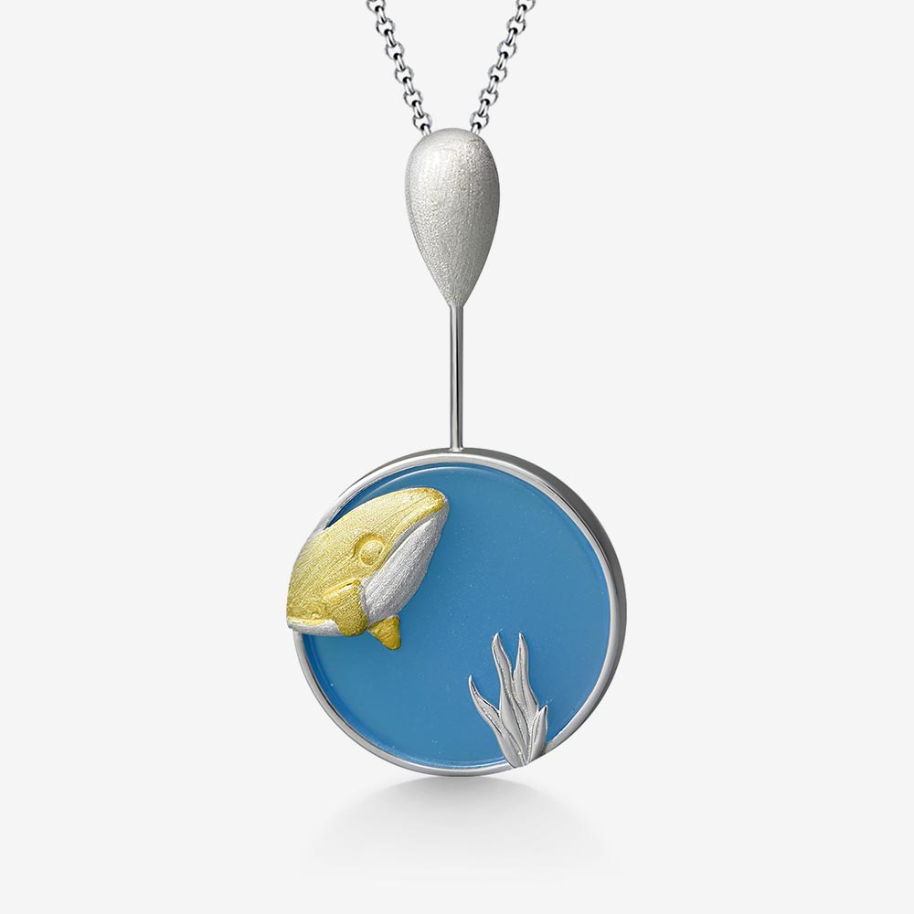 Whale's Underwater Oasis Necklace