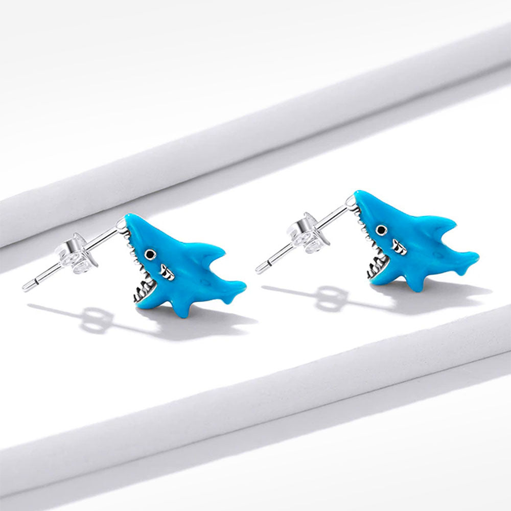Pair of Shark Bite Earrings