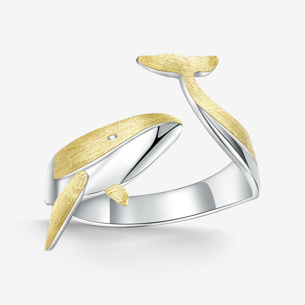 Roaming Whale Ring