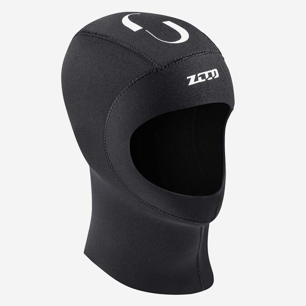 Black 3 mm neoprene snorkel hood by ZCCO