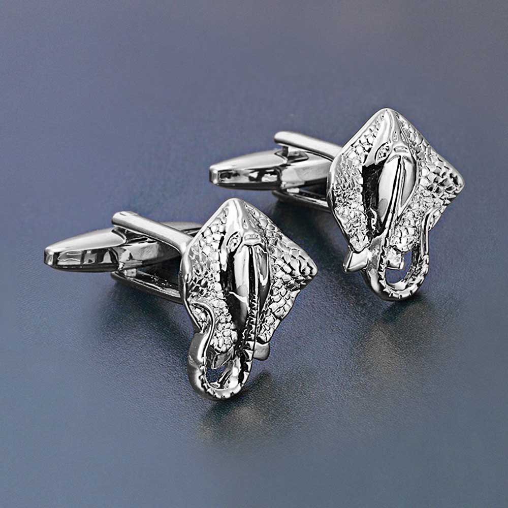 Silver Stingray Cufflinks