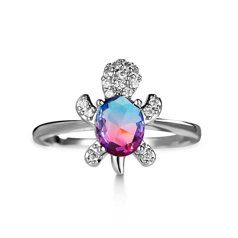 Crystal Sea Turtle Ring | Citrus Reef