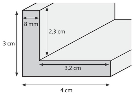 Besonders edel erstrahlt deine Weltkarte als Leinwandbild im massiven Schattenfugenrahmen aus Holz.