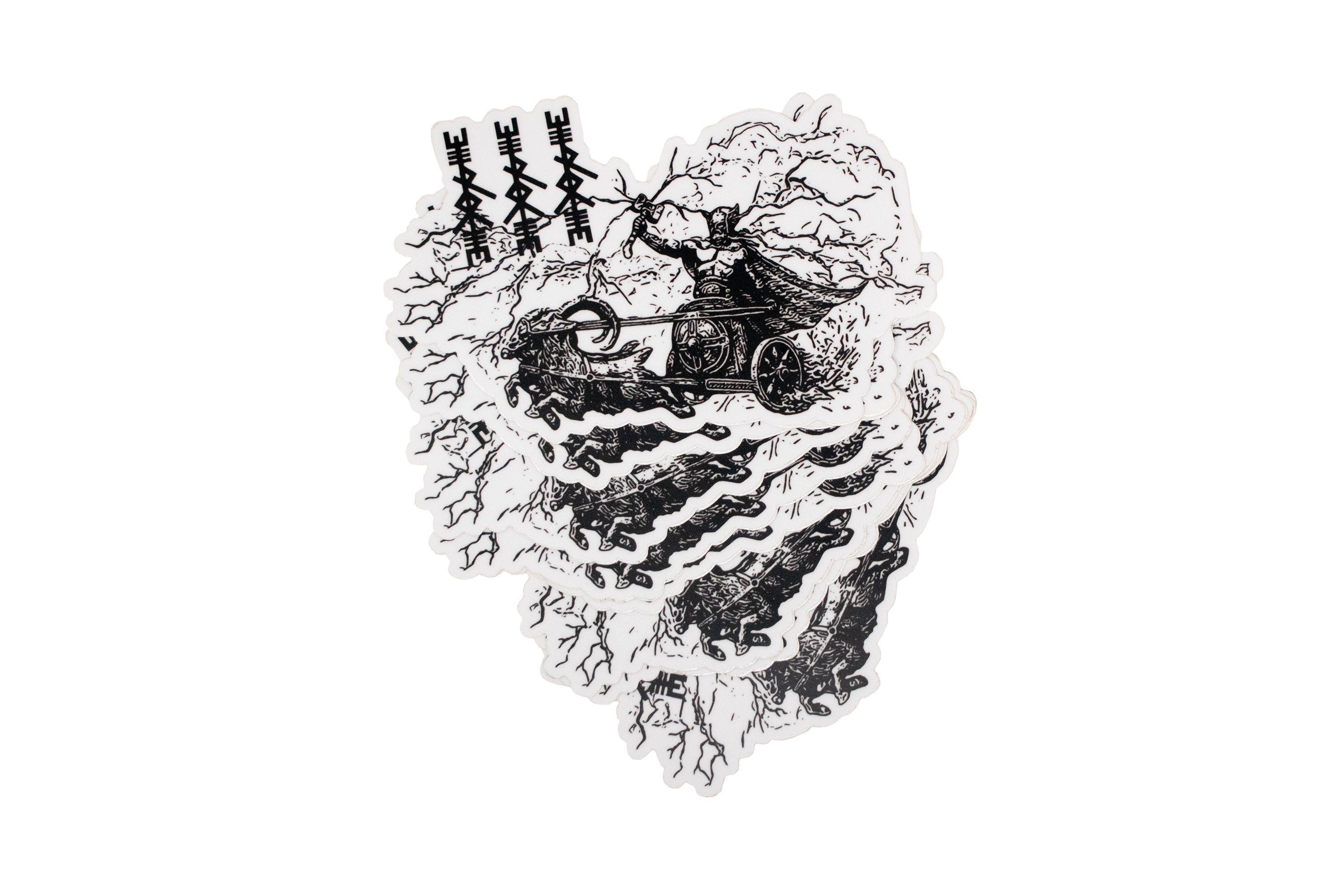 Thor die cut sticker
