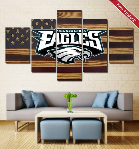 Eagles wall art 5 piece