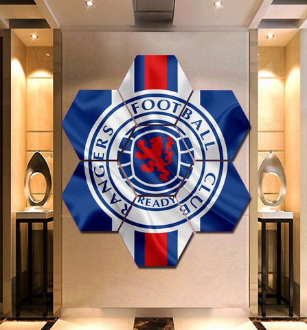 Rangers F.C. Wall Art | Canvas Painting Framed | Free Shipping