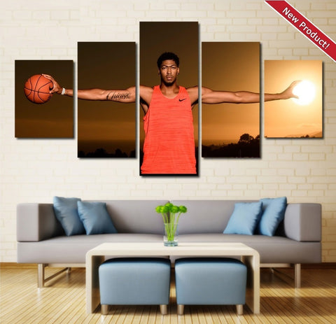 Anthony Davis Wall Art Canvas Framed Painting