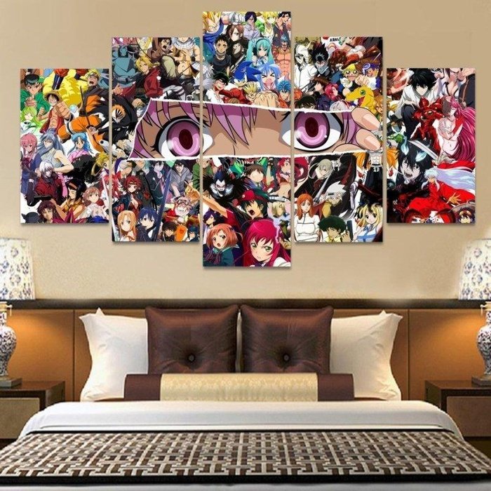 Anime Poster Japanese Anime Hero Collection Saitama Wukong Luffy Kamado  Tanjirou Eren Jaeger Canvas Wall Art Aesthetic Pictures Posters for Home  Bedroom Living Ready to Hang 12X18in Framed  Walmartcom