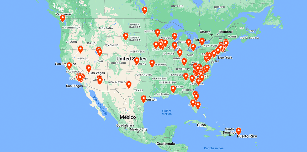 SELS Solar world map