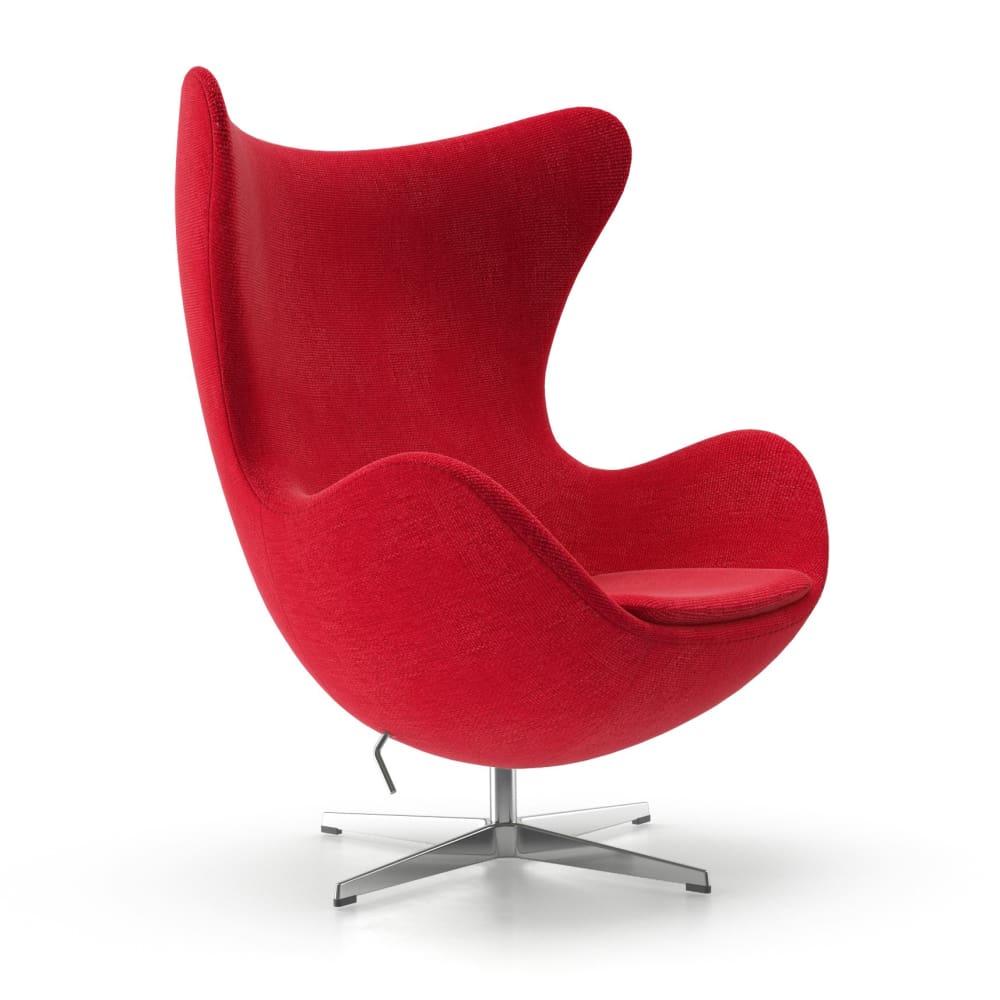 red egg chair