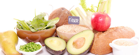 high fiber fruit and vegetables