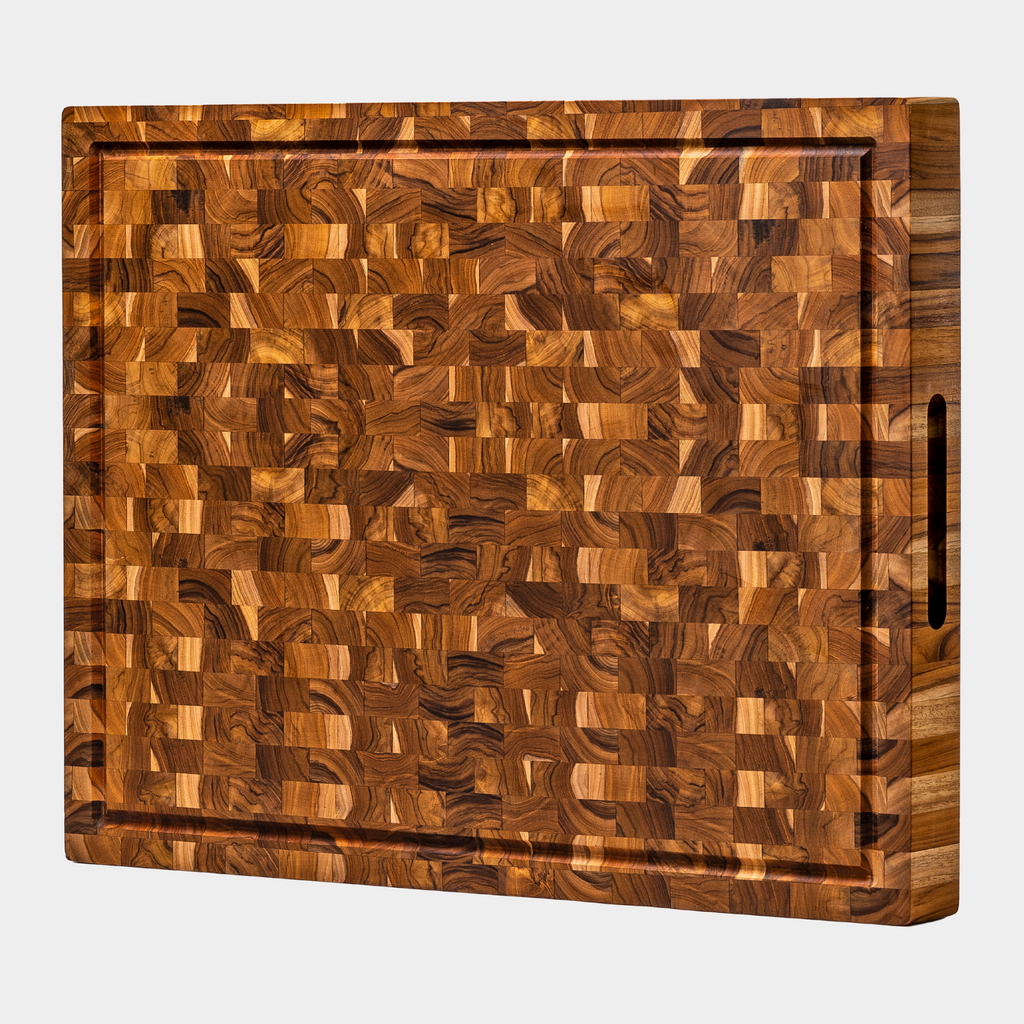  BonCera, Teak Wood Cutting Board,SOLID SINGLE PIECE