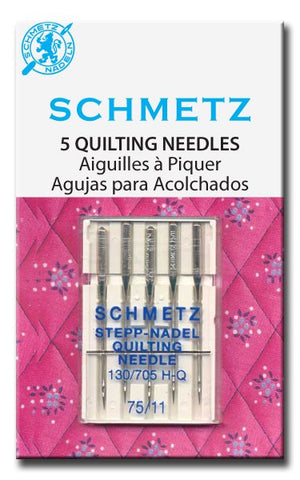 Schmetz Machine Quilting Needles 130 705 H Q 75 11 Art 1735 Packa Sunnysidequilts