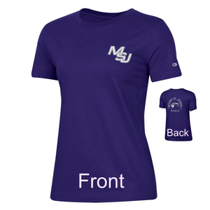 Champion Women's University II T-shirt | Purple or Oxford Heather – Mount  Saint Joseph High School Store