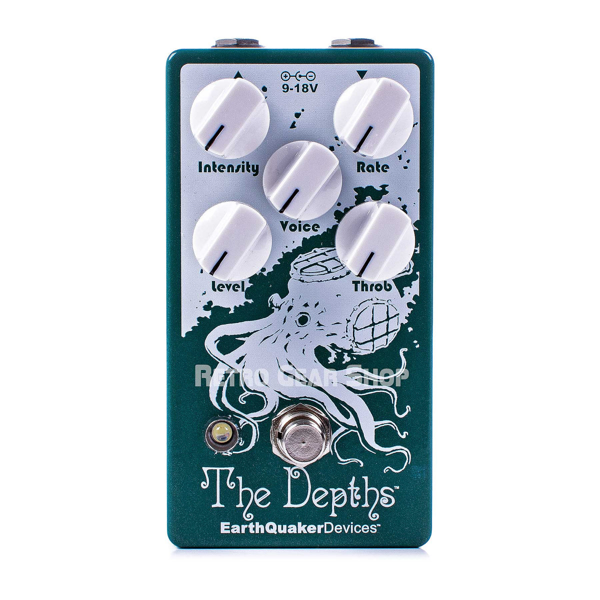 EarthQuaker Devices The Depths V2 Optical Vibe Guitar Effect Pedal